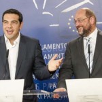 Martin SCHULZ, EP President,  Alexis TSIPRAS