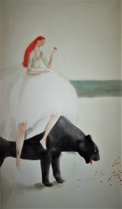 una delle opere in mostra